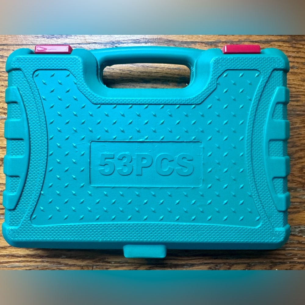 Teal 53-Piece Tool Case
